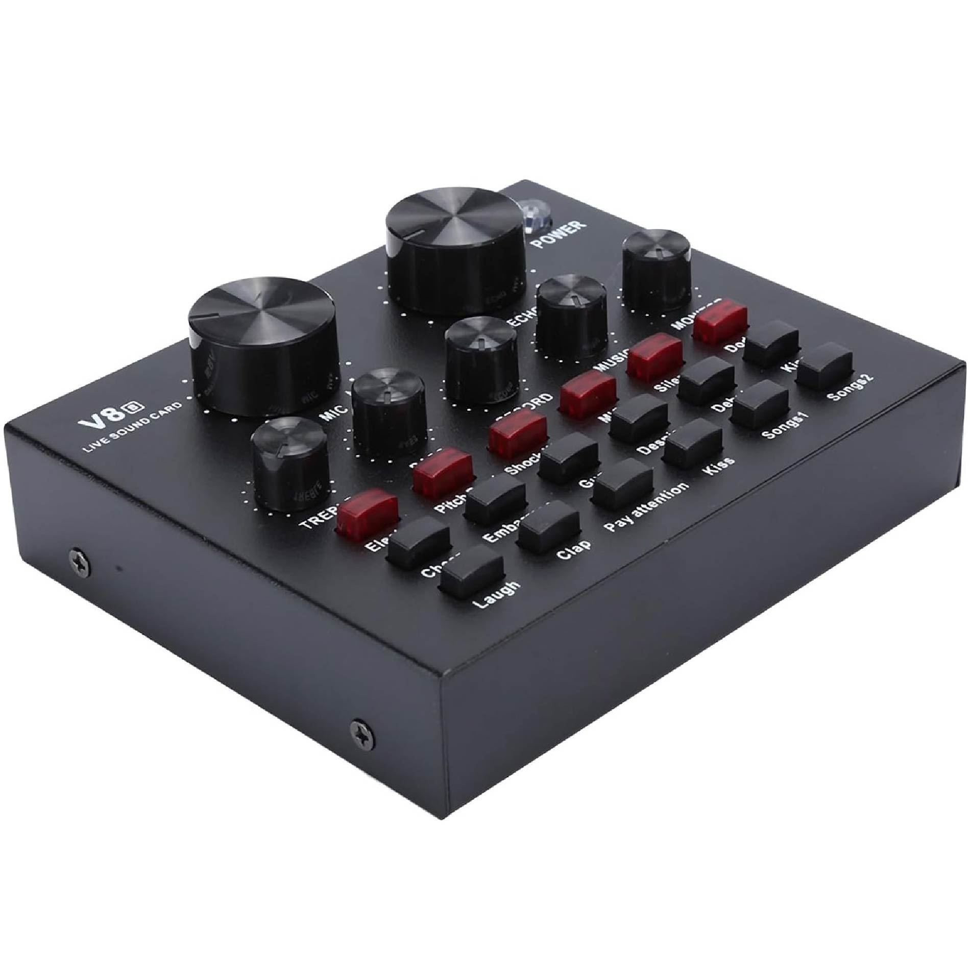 Tarjeta De Sonido Efectos V8 USB